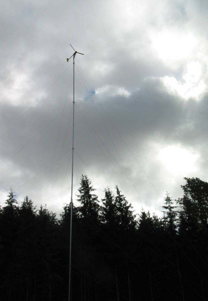 Wind Turbine on 100 foot Tower