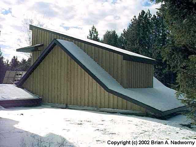 View from the North East of Garage